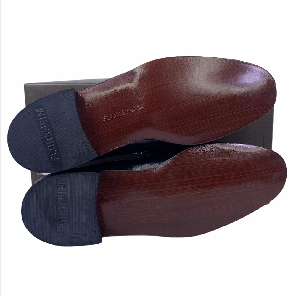Florsheim Como Moc Toe Tassle Loafer Black Shoes